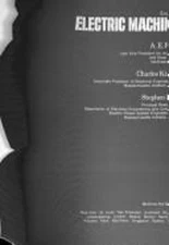 Electric Machinery Hardcover Arthur E., Umans, Stephen D. Fitzger