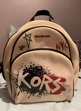 Michael Kors Cream Canvas Graffiti Mini Backpack with Black & Red Accents Michael Kors | Bags | Michael Kors Mini Graffiti Backpack  main image 4
