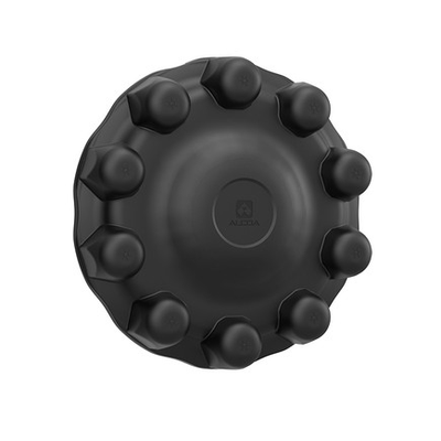 #ad Alcoa ALU 086300DT Axle Hub Cap Front Snap On Matte Black $383.40