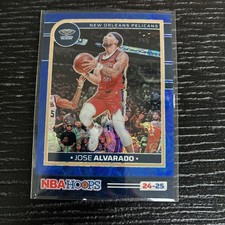 2024-25  NBA Hoops Jose Alvarado Chrome Blue Scope 59/99