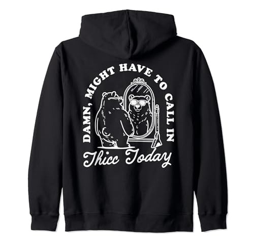 Call in Sick Today - Funny Bear Damn Zip Hoodiefrom JP - 第 1/1 張圖片