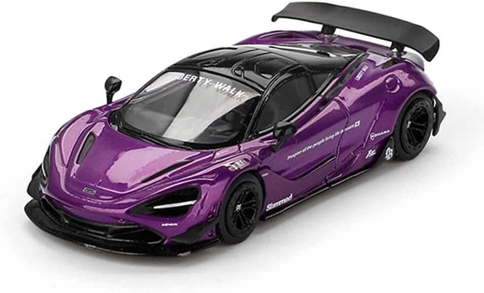 Mini GT 1:64 McLaren 720S LB-Works Purple Diecast Model Car