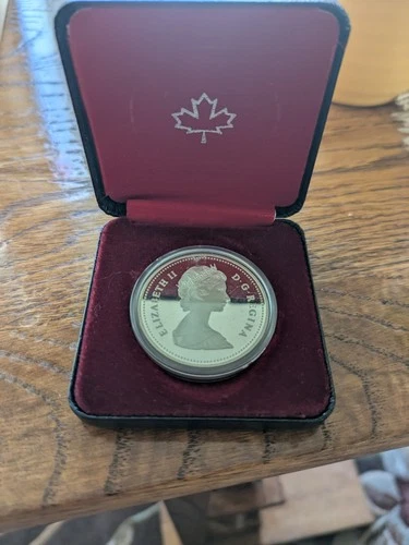 1982 Canadian Silver Proof Dollar Centennial Of Regina As A City From 1882-1982