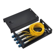 4 Port LC SM Fiber Optic Terminal Box FTTH FTTx Network with Pigtail  Adapter