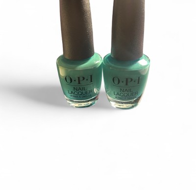 OPI Nail Lacquer - 2 bottles, aqua shade