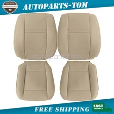 2007-2013 For BMW E70 X5 3.0si 4.8i Driver / Passenger Bottom Top Seat Cover Tan
