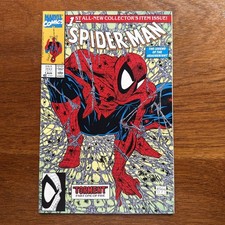 Spider-Man #1 (1990) “Torment" Part 1 McFarlane 9.5+ Green Direct Marvel Comics
