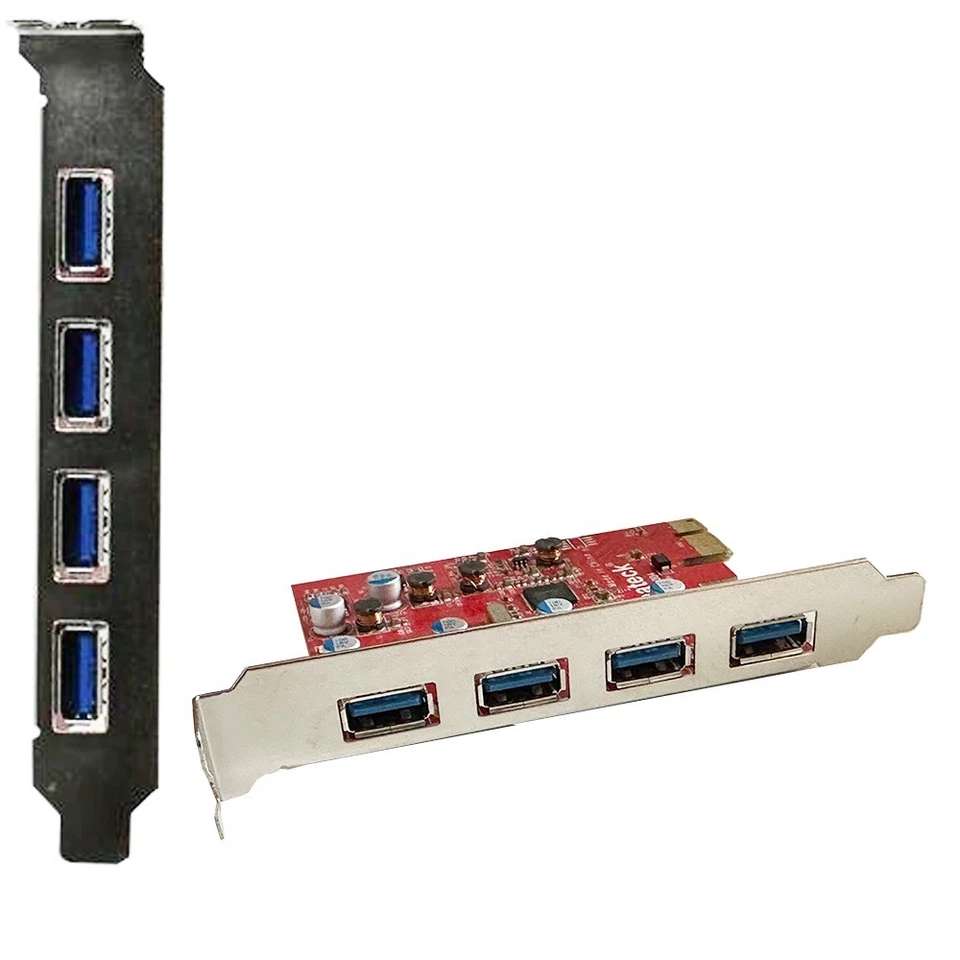 Inateck KT4004 / 4-Port USB 3.0 PCI-E Card For PC and Mac Pro (2008-2012) - Image 2 of 4