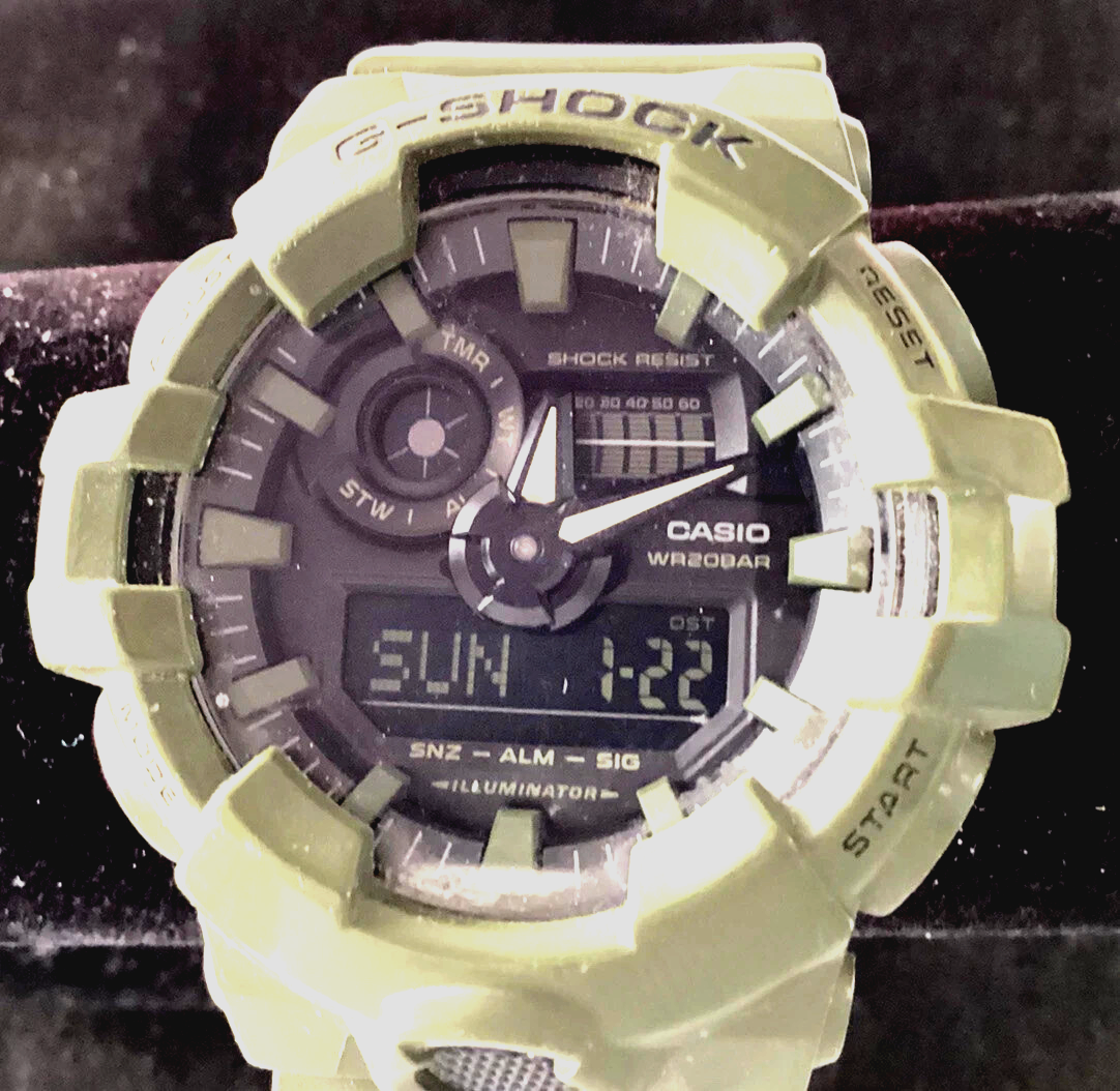 Casio G Shock Army Watch WR 20BAR Running/A86 | eBay