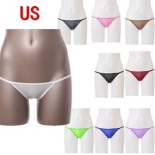 US YiZYiF Womens Mesh Low Waist Bikini Briefs See Through Mini Panties Underwear
