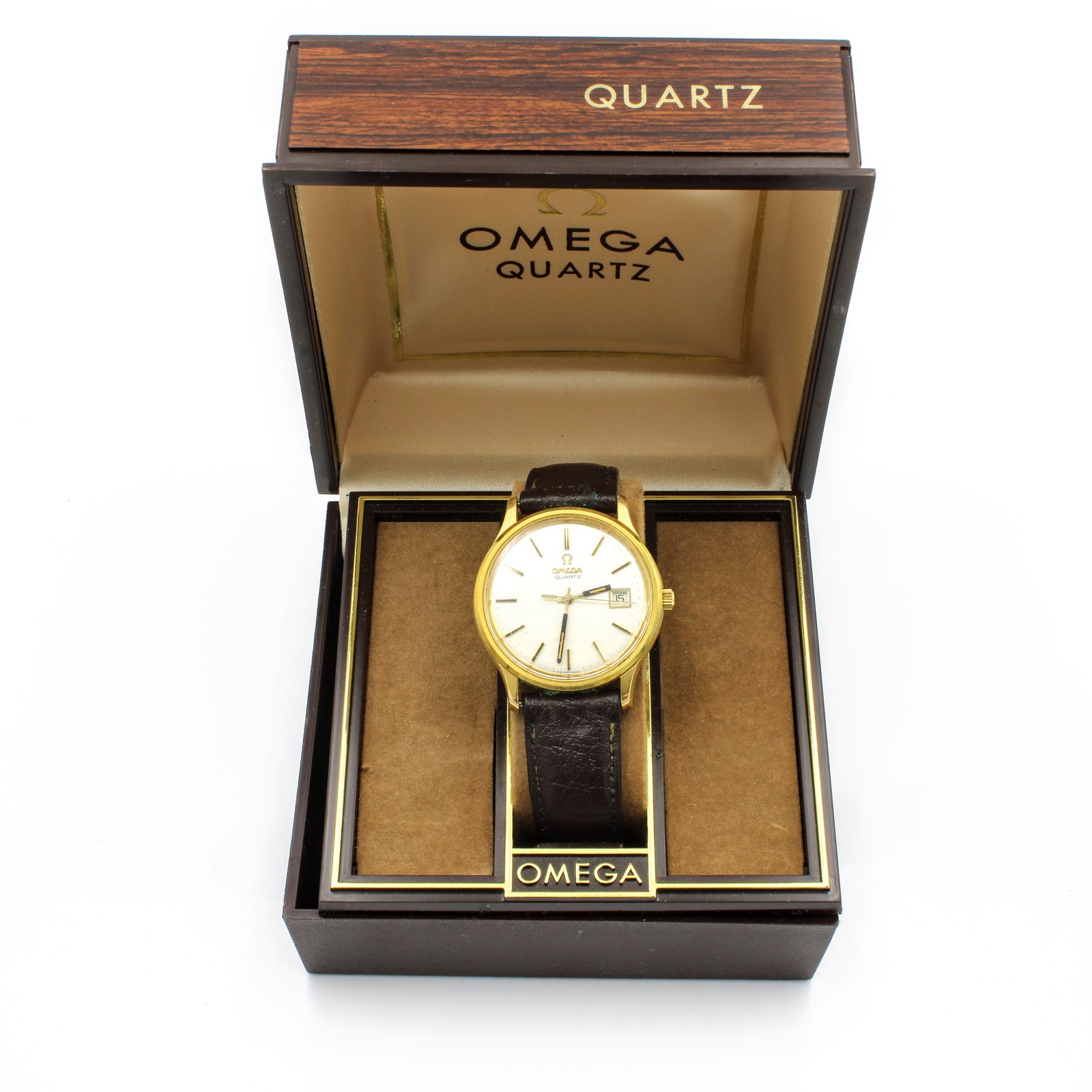 Wristwatch w/ #WB3732-5 Sz Quartz Dial Omega Silver Vintage 36mm Box 5.5-7in - VintageWatches.PK Wristwatch w/ #WB3732-5 Sz Quartz Dial Omega Silver Vintage 36mm Box 5.5-7in - vintagewatches.pk