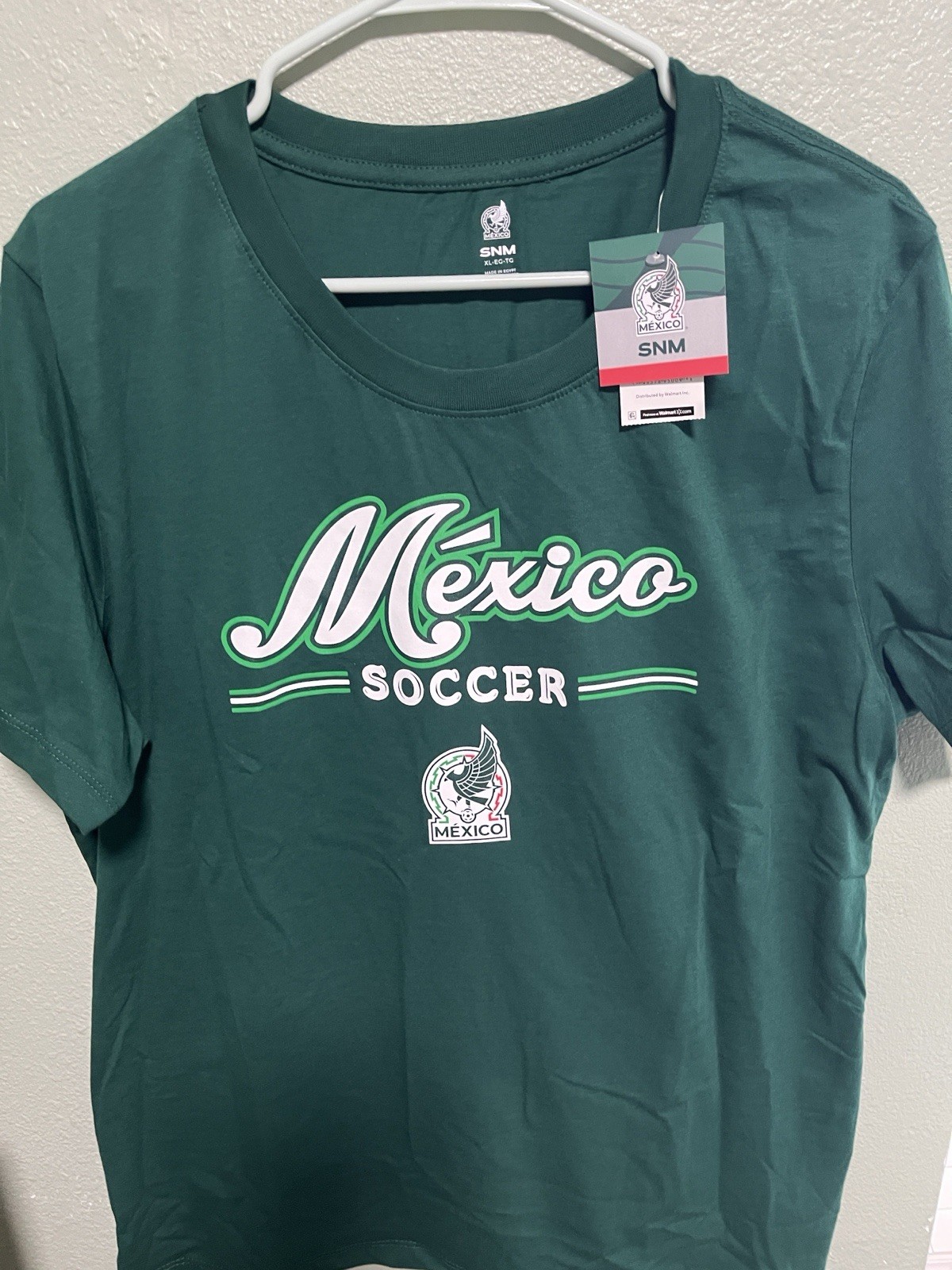 Mexico Women's  Team Soccer Shirt Green Mexico Green Shirt Size XL