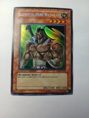 Yugioh Elemental Hero Wildheart GSE-EN001 Ultra Rare  NM 