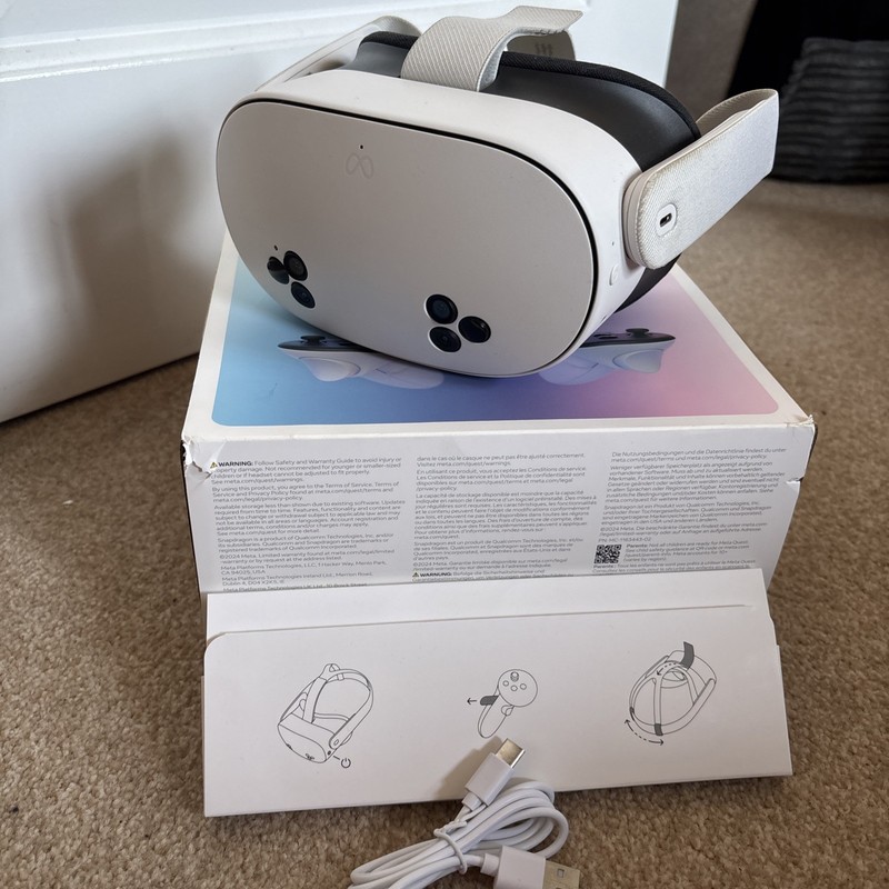 Meta Quest 3s VR Headset Only - 128GB - No Controllers