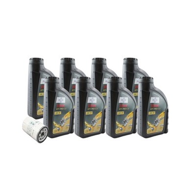 8L Fuchs TITAN GT1 PRO C-3 5W-30 Mann Engine Oil Change Kit for XJ8 XJR 4.0 V8
