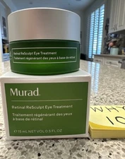 Murad Retinal ReSculpt Eye Treatment Anti-Aging  .5oz/15mL FULL SZ SEAL BOX $92
