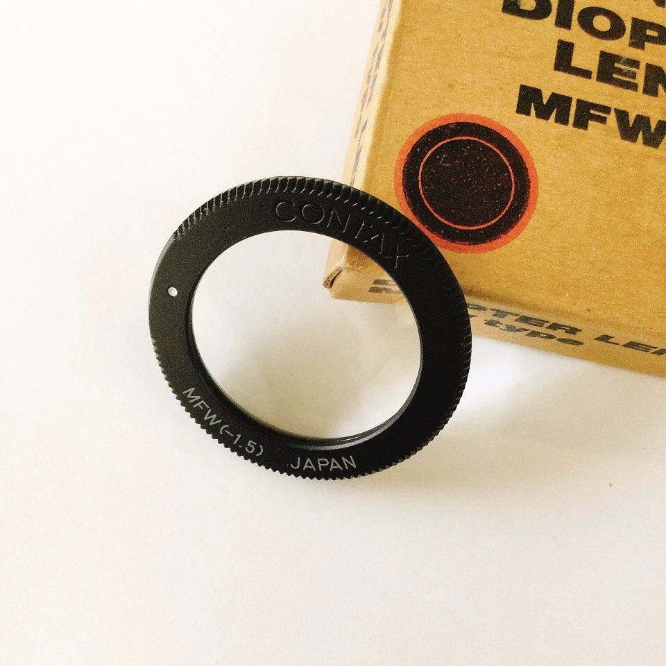 【MINT】Contax +1.5 Diopter Lens MFW type for 645 MF-2 Waist Level finder in box - Image 2 of 4