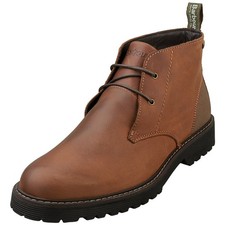 Image of Barbour Maxwell Mens Casual Boots in Teak - 12 UK