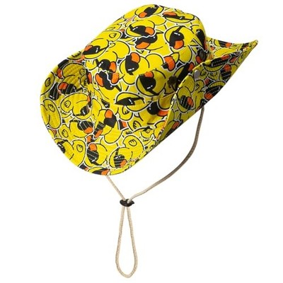 Bucket Hat Funny Duck Fisherman Hat Travel Beach Sun Hat Outdoor Cap for Men 