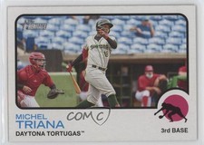 2022 Topps Heritage Minor League Edition Michel Triana #125 0h29