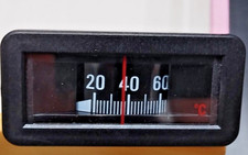 TERMOMETRO A CAPILLARE 7007062 da incasso L63mm x H 31mm Profondità 45mm  0-105°