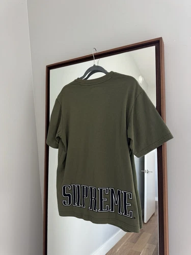 T shirt suprême vert olive PETIT