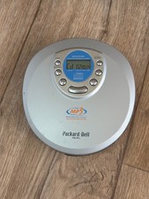 Packard Bell PB-0P3 Vintage Portable CD Player MP3 CD-RW Anti-Shock Tested Y2K