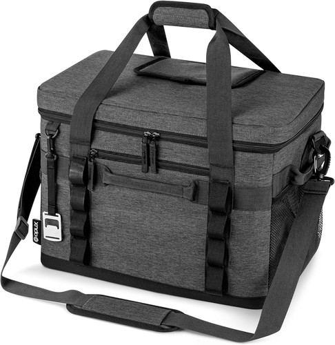 Cooler Bag, 60 Cans Insulated Soft Collapsible Portable Cooler, Soft Sided Le... - Picture 1 of 2