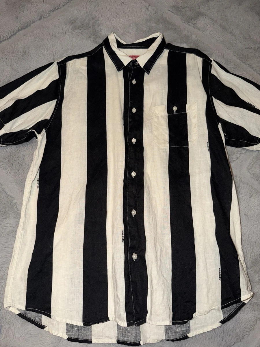 Supreme Regular Fit Striped Casual Button-Down Shirts for Men for