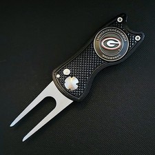 Georgia Bulldogs Switchblade Divot Repair Tool 2-Sided Golf Ball Marker