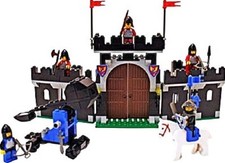 Original LEGO Castillo CABALLERO FORTALEZA Set 6059 Comp. con minifiguras **USADO**