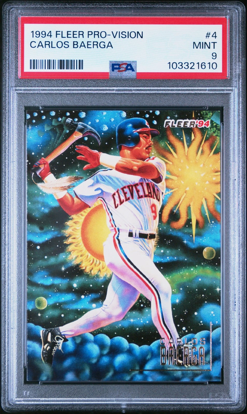 Carlos Baerga trading card