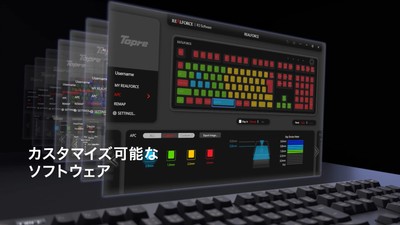 Topre REALFORCE R3S R3SD11 USB Keyboard US Layout 87 Keys 45g