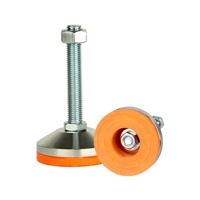 MUHOUZHINANG Livellatori per gambe resistenti, base diametro 8 cm, piedini di livellamento regolabili filettatura M16, capacità 1179,3 kg, capacità per banco da lavoro, macchina, armadio (D80 x M16 x