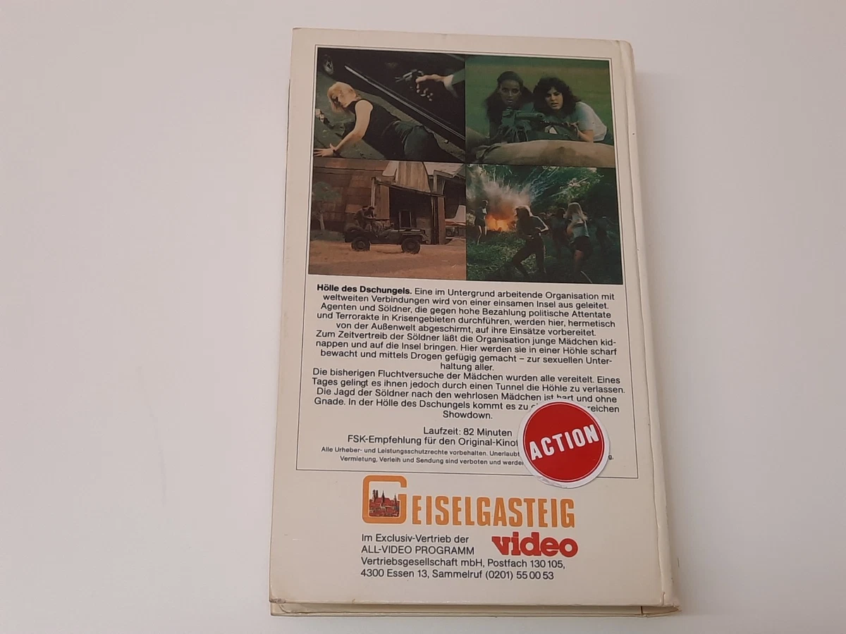 Hölle des Dschungels 1978 VHS German PAL Video Hartbox Cirio H. Santiago