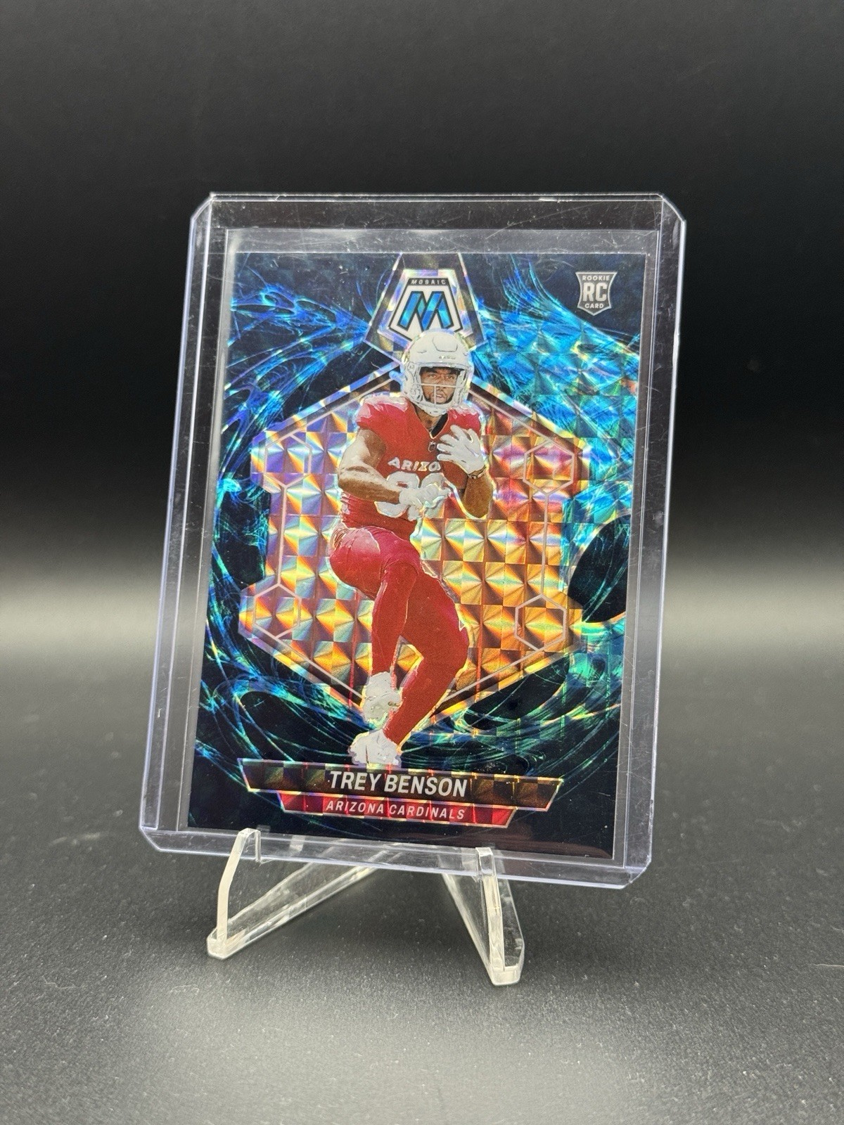 2024 Panini Mosaic - Rookies Trey Benson #360 Genesis Mosaic Prizm (RC)