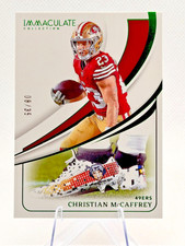 CHRISTIAN McCAFFREY 49ers 2024 Immaculate Collection #61 Emerald Cleats 8/35