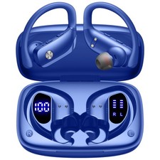 Ear Buds Wireless Earbuds Bluetooth Headphones with 80H Playtime LED Display ...