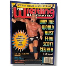 Pro Wrestling Illustrated October 1999 Scott Steiner Mankind Centerfold PWI