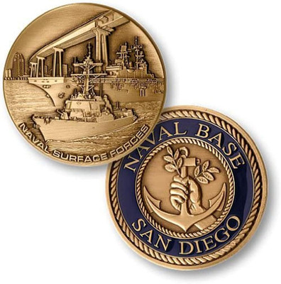 Armed Forces Depot Naval Station San Diego Challenge Coin