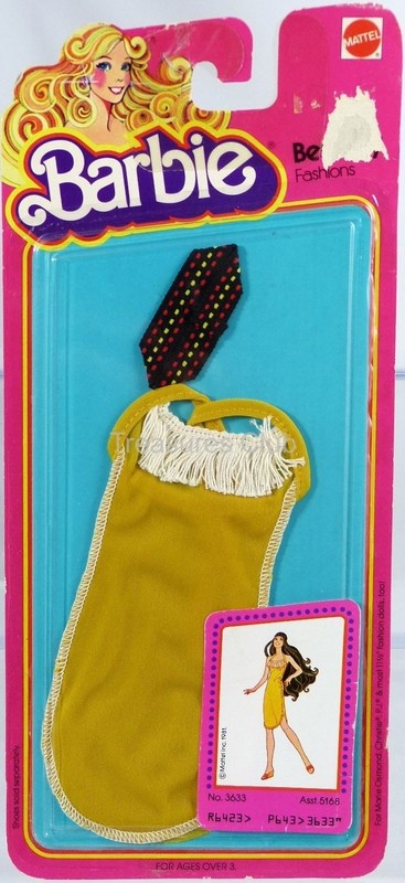 Barbie Doll Best Buy Fashions - 3633 Never Removed from Pack 1980 Mattel, Inc