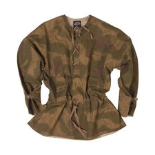 Mil-Tec Replica WW2 German Smock Tan & Water Camo Airsoft Reinactmant