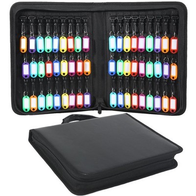 Key Organizer Binder Fireproof Waterproof 54 Hook Storage Case