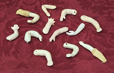 Large Lot of 12 Antique & Vintage Bisque Single Doll Arms