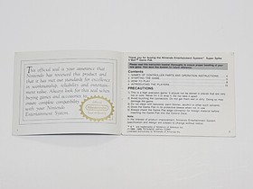 Super Spike V 'Ball Authentic Original NES Nintendo Manual Only *wear/creases