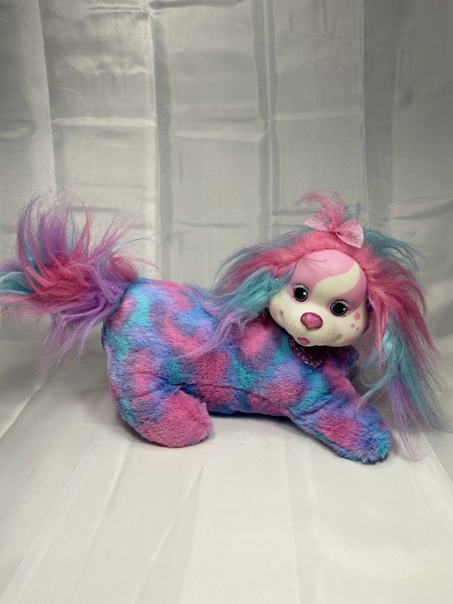 Puppy Surprise Plush Rainbow MIA & her 2 Babies Puppies Pre-Owned 