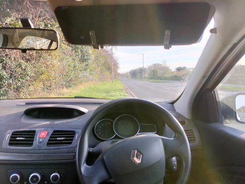 Universal Anti Glare/UV Car Visor Sunshade plate anti Dazzle fitting most vehcle - Picture 2 of 6