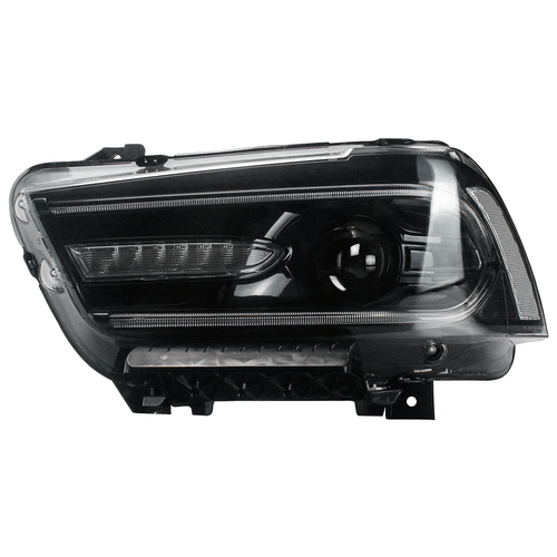 Faros de giro secuenciales LED con bombillas HID para Dodge Charger 2011-2014 - Imagen 3 de 12