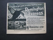 1954 Remington "Express" Plastic Shotshell's--vintage original ad from estate