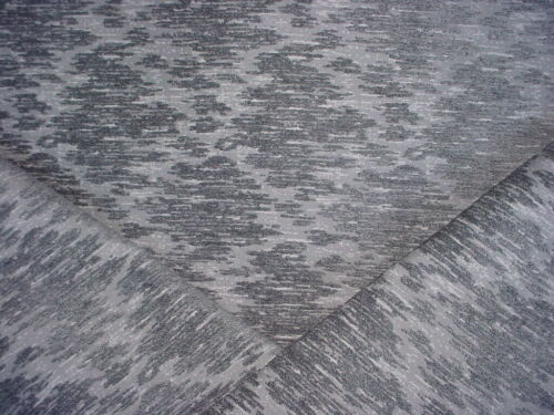 2Y KRAVET 34667 MINERAL GREY TEXTURED CHENILLE SOUTHWEST STRIE UPHOLSTERY FABRIC - Picture 1 of 4